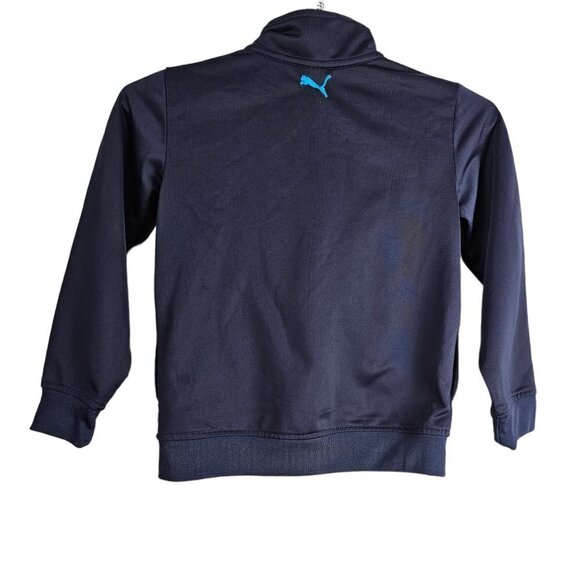 Puma Zip Up Navy Blue Performance Jacket - Picture 8 of 9